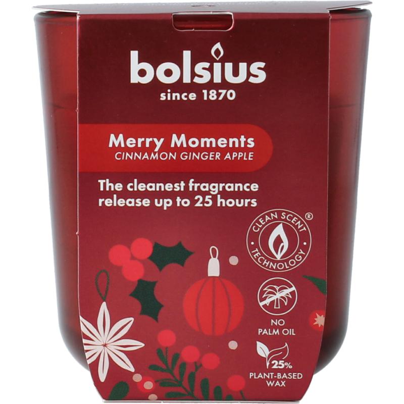 Bolsius Geurglas 8073 True Glow Merry Moments