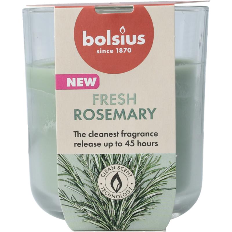 Bolsius Geurglas 9785 True Scents Rosemary