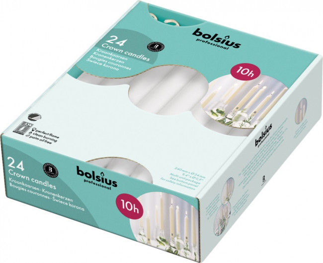 Bolsius Kroonkaars 24024 Wit