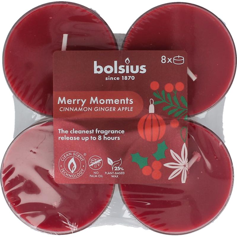 Bolsius Maxlicht Merry Moments Cinnamon Ginger