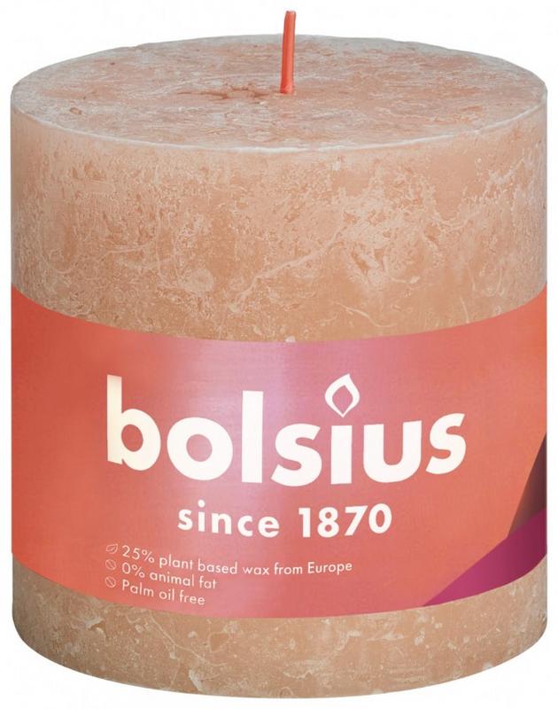 Bolsius Rustiekkaars Shine 100100 Misty Pink