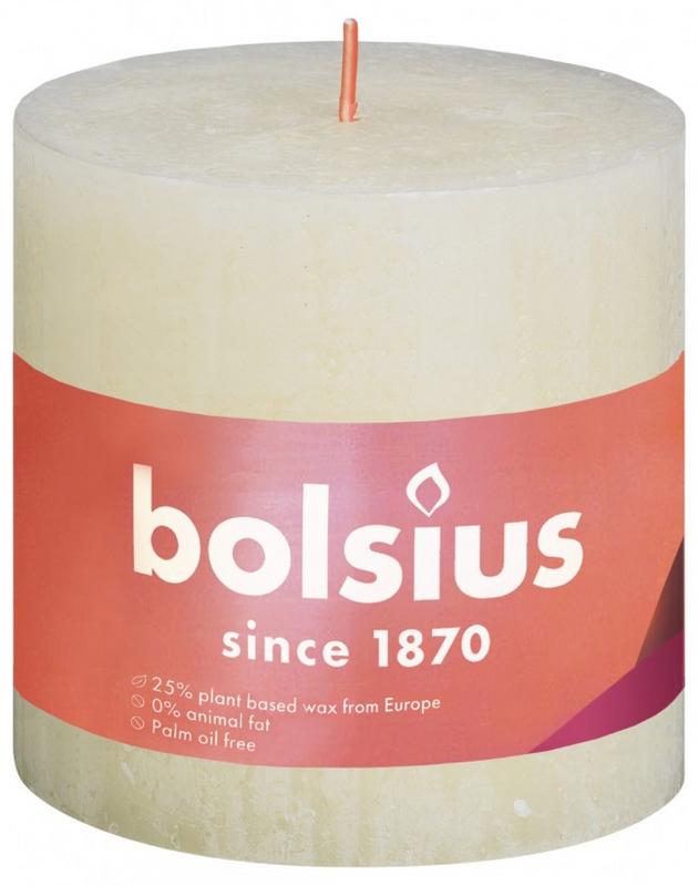 Bolsius Rustiekkaars Shine 100100 Soft Pearl