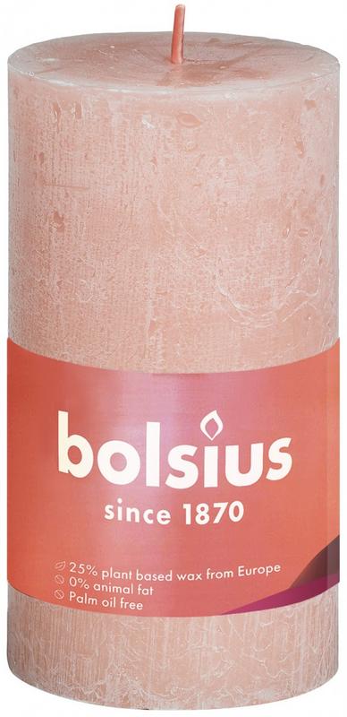 Bolsius Rustiekkaars Shine 10050 Misty Pink