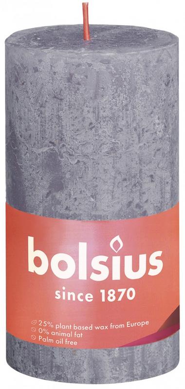 Bolsius Rustiekkaars Shine 13068  Frosted Lavender