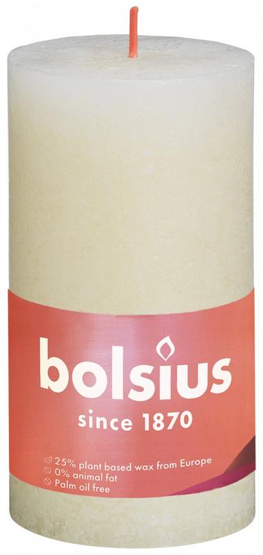 Bolsius Rustiekkaars Shine 13068 13068 Soft Pearl