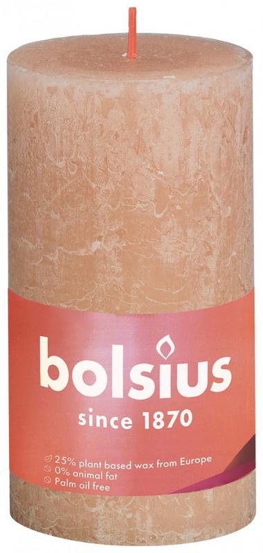 Bolsius Rustiekkaars Shine 13068 Misty Pink
