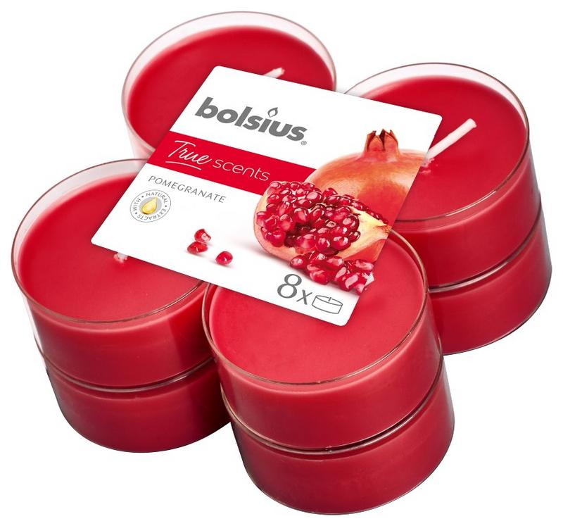 Bolsius True Scents Maxilicht Pomegranate