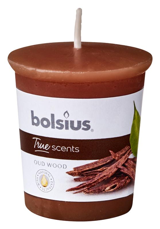 Bolsius True Scents Votive 5345 Rond Old Wood