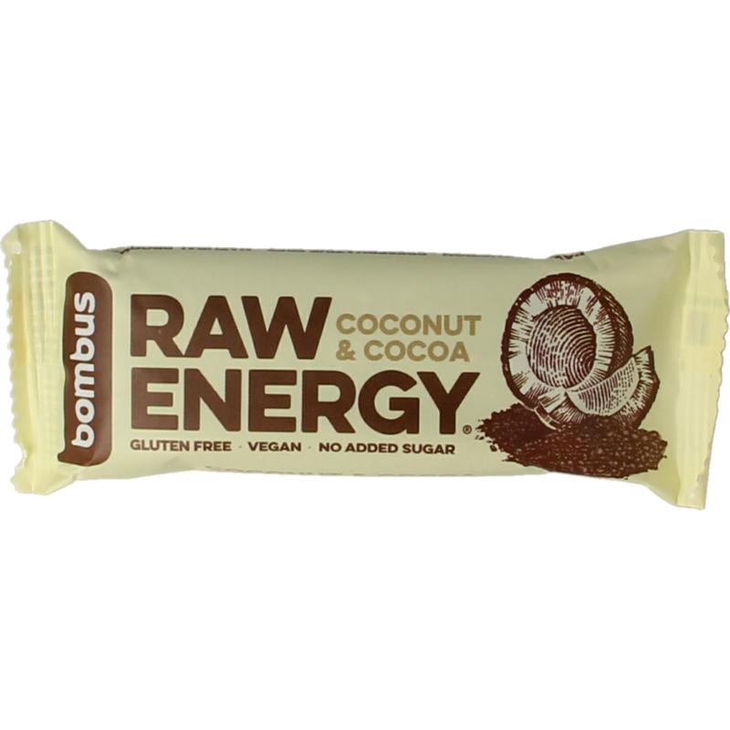 Bombus Raw Energy Bar Coconut & Cocoa