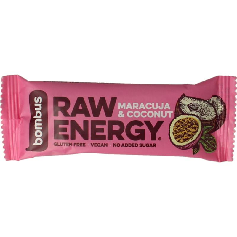 Bombus Raw Energy Bar Maracuja & Coconut