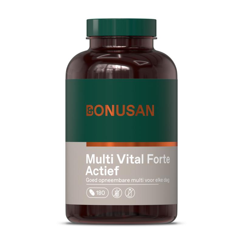 Bonusan Multi Vital Forte Actief - 180tabs