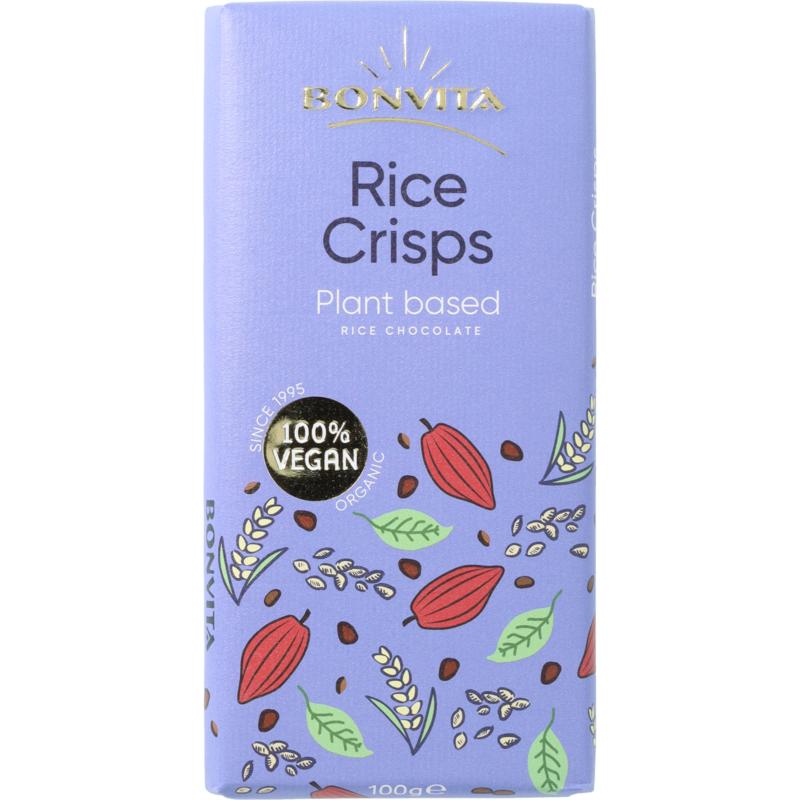 Bonvita Rijstmelk Chocolade Rice Crispy Bio