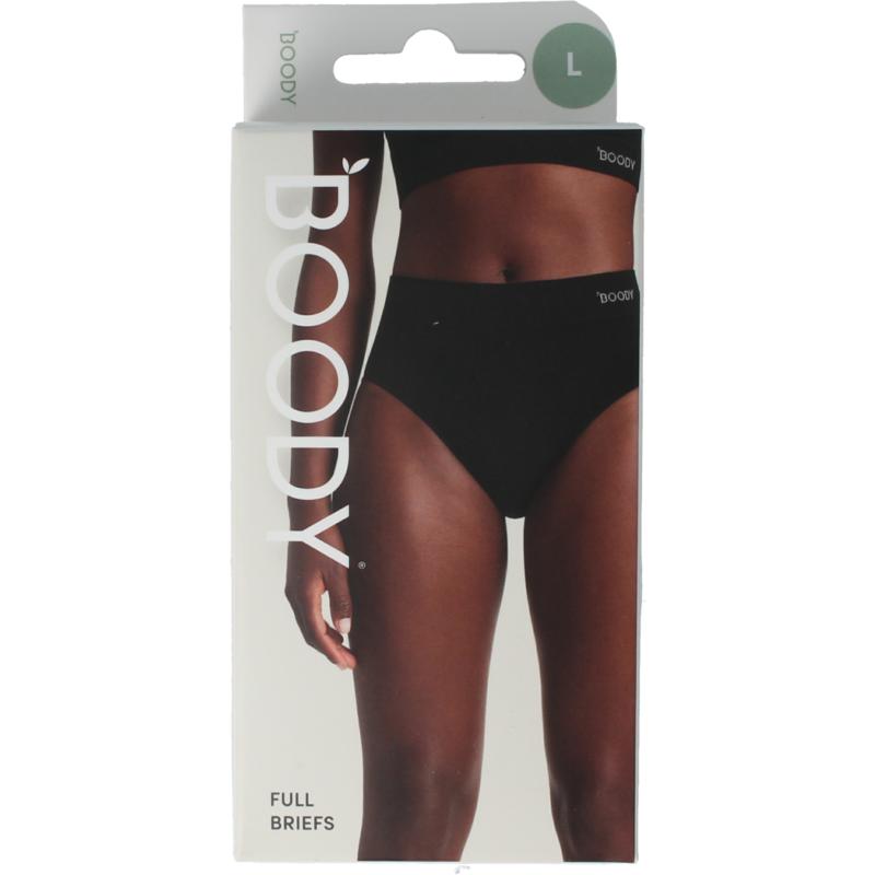 Boody Full Brief Tailleslip Zwart L