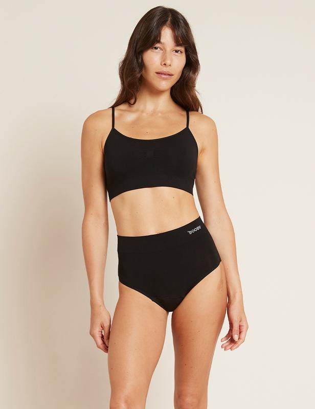 Boody Menstruatieondergoed Tailleslip Zwart Lichtnorm L
