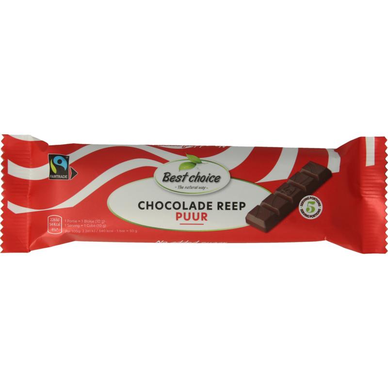 Bountiful Chocolade Reep Puur Zonder Toegevoegde Suiker