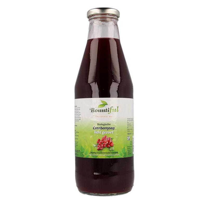 Bountiful Cranberrysap Gezoet Bio
