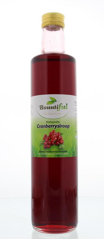 Bountiful Cranberrysiroop Bio