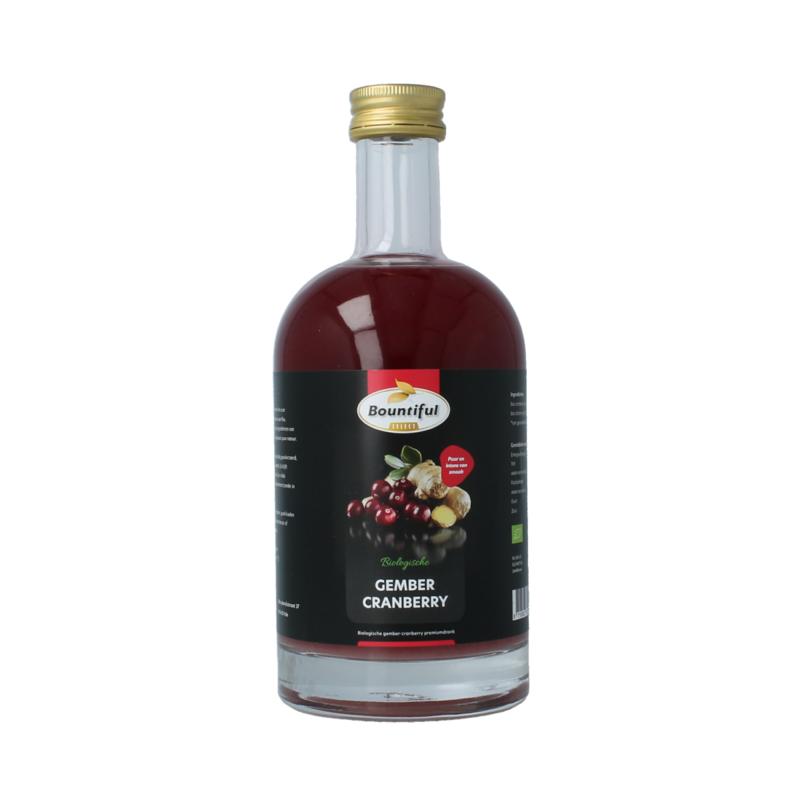 Bountiful Select Gember Sap Cranberry Bio