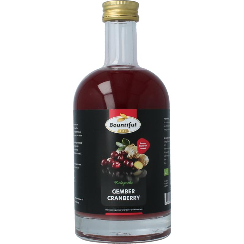 Bountiful Select Gember Sap Cranberry Bio