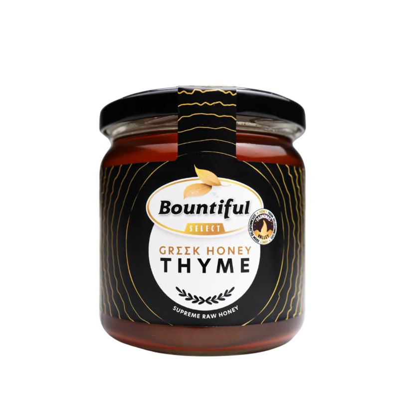 Bountiful Select Griekse Rauwe Honing Thymetijm