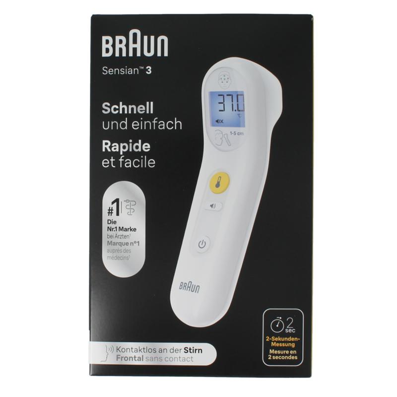 Braun Voorhoofdthermometer Sensian 3 Bnt050