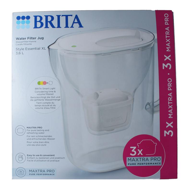 Brita Style Essential Xl Wit+3 Maxtra Pro Pure Perf