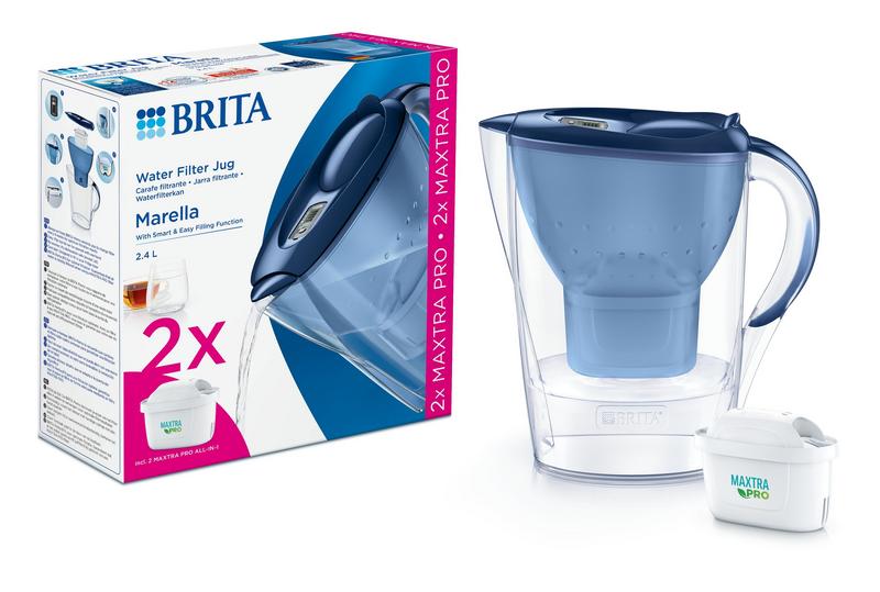 Brita Waterfilterbundel Marella Cool Blue + 2 Maxtra Pro