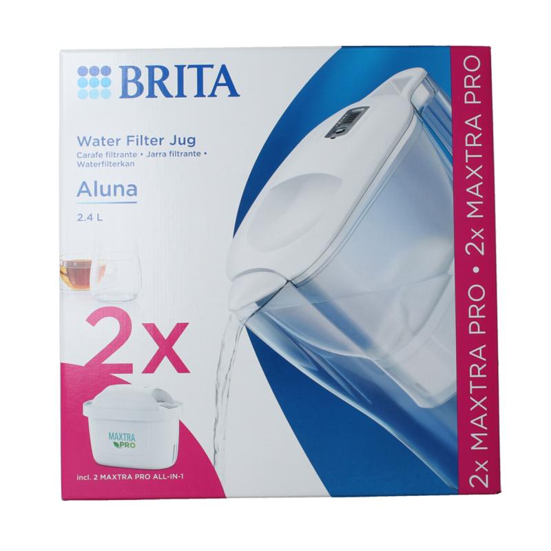 Brita Waterfilterbundel Aluna Cool White+2 Maxtra Filter