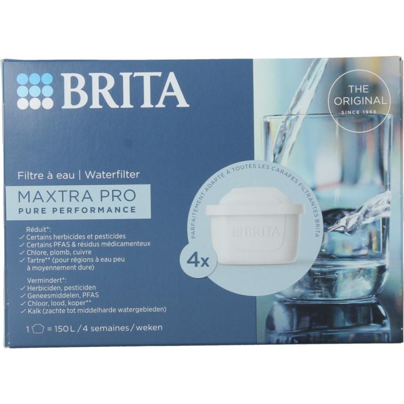 Brita Waterfilterpatroon Maxtra Pro Pure Performance 4P
