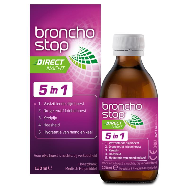 Bronchostop Hoestdrank Direct Nacht 5 In 1