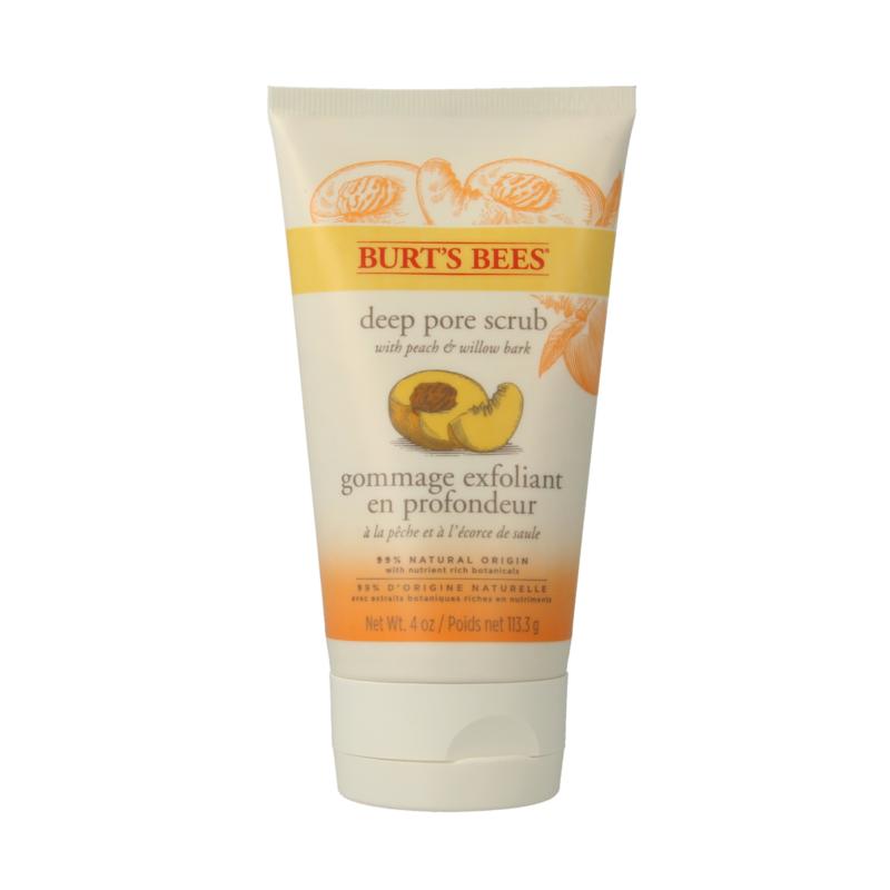Burts Bees Gezichtscrub Peach & Willowbark