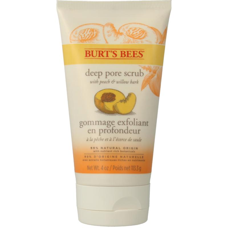 Burts Bees Gezichtscrub Peach & Willowbark