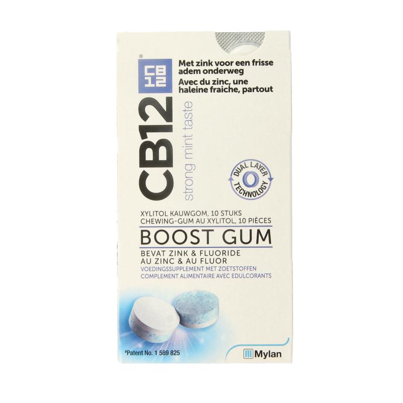 Cb12 Mondverzorging Boost Kauwgom Strong Mint