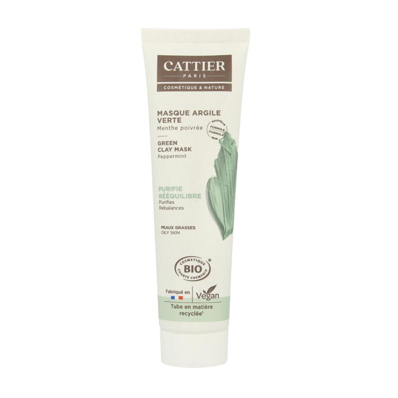 Cattier Groene Klei Masker Munt