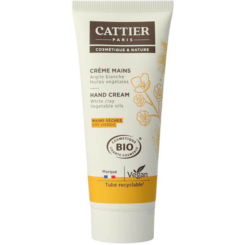 Cattier Handcreme Witte Klei