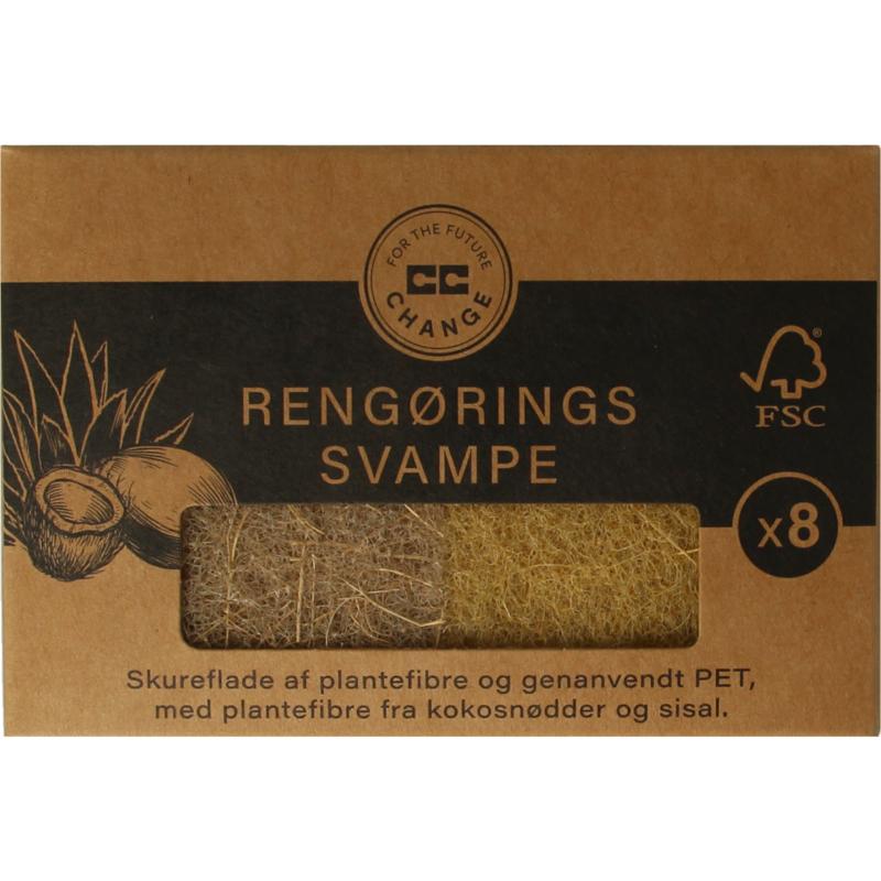 Cc Hansen Kleine Schuursponsjes Plantenvezels Uit Kokosnoot