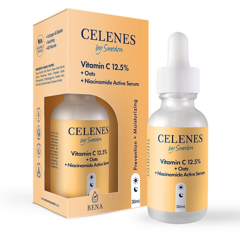 Celenes Active Serum Vitamin C 12,5% + Oats + Niacinamide