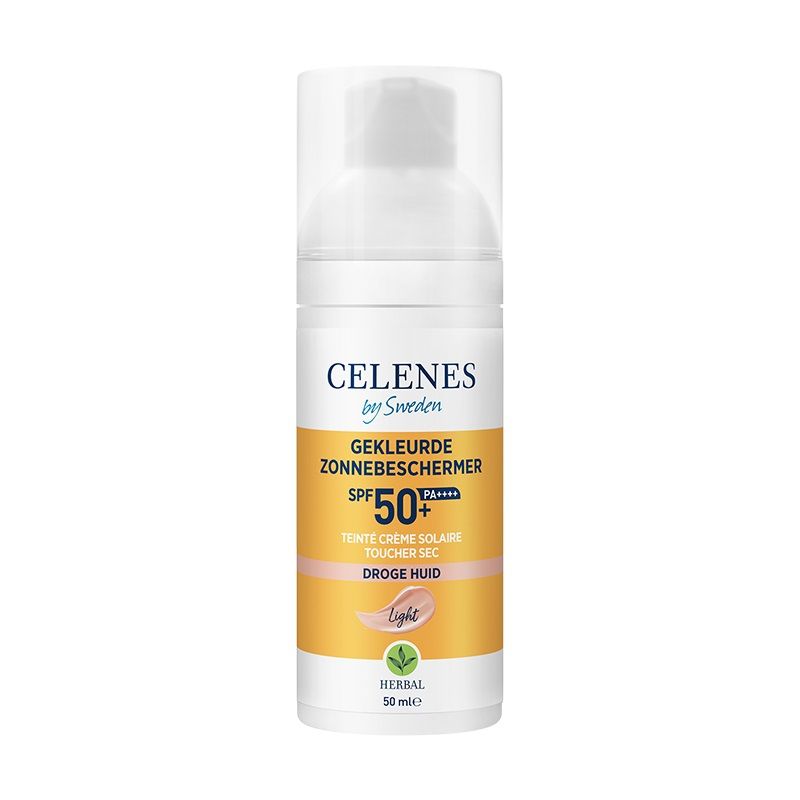 Celenes Herbal Dry Touch Tinted Light Fluid Spf50+