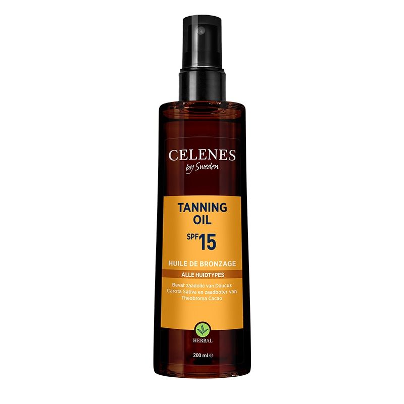 Celenes Herbal Tanning Oil Spf15+