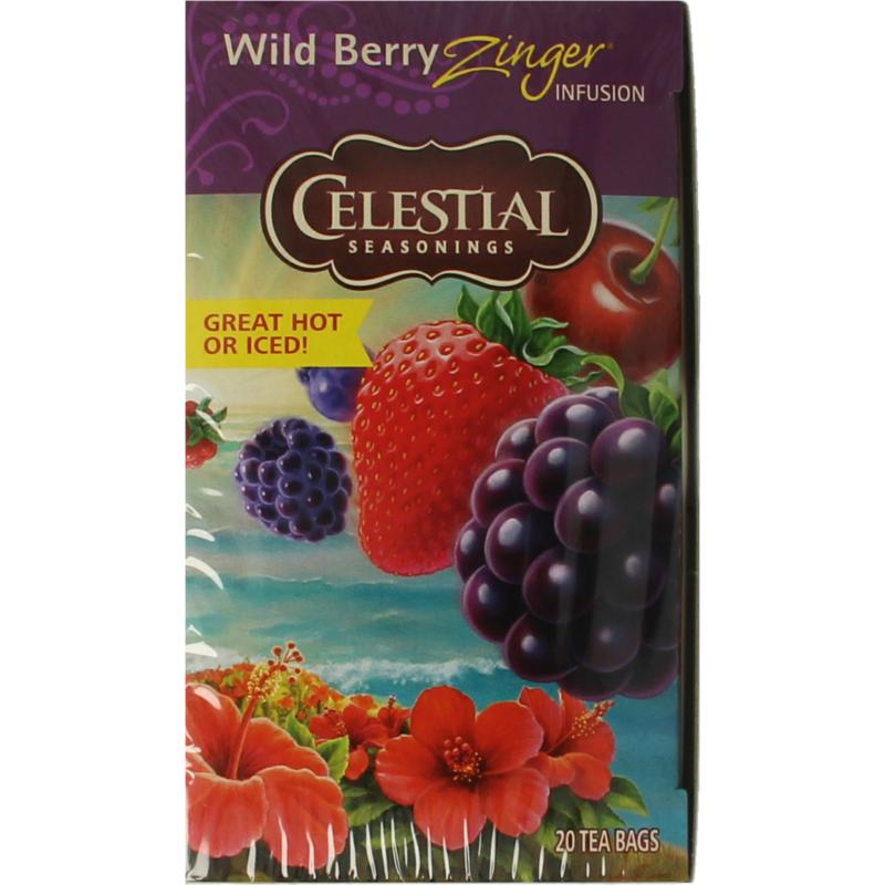 Wild Berry Zinger Herb Tea Celestial Seasonings