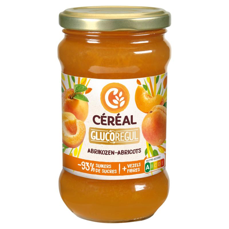 Cereal Abrikozenjam Minder Suikers