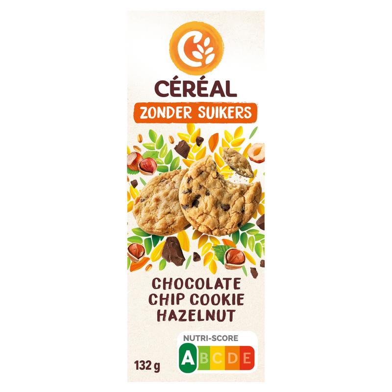 Cereal Chocolate Chip Cookies Hazelnut Zonder Suikers