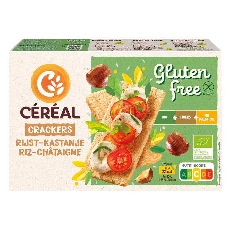 Cereal Cracker Rijst Kastanje Bio