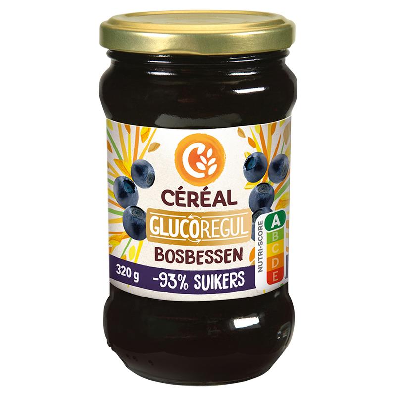 Cereal Jam Bosbessen Minder Suikers