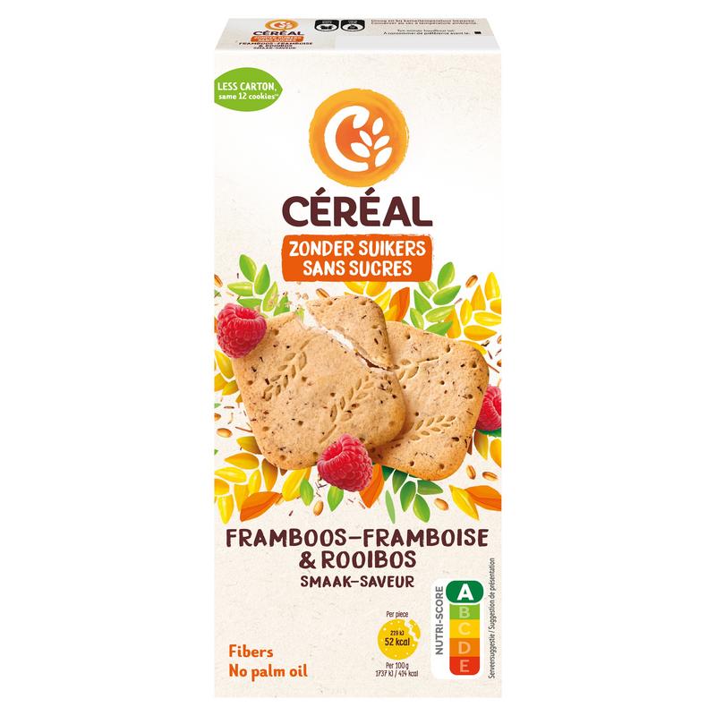 Cereal Koekjes Framboos Rooibos Zonder Suikers