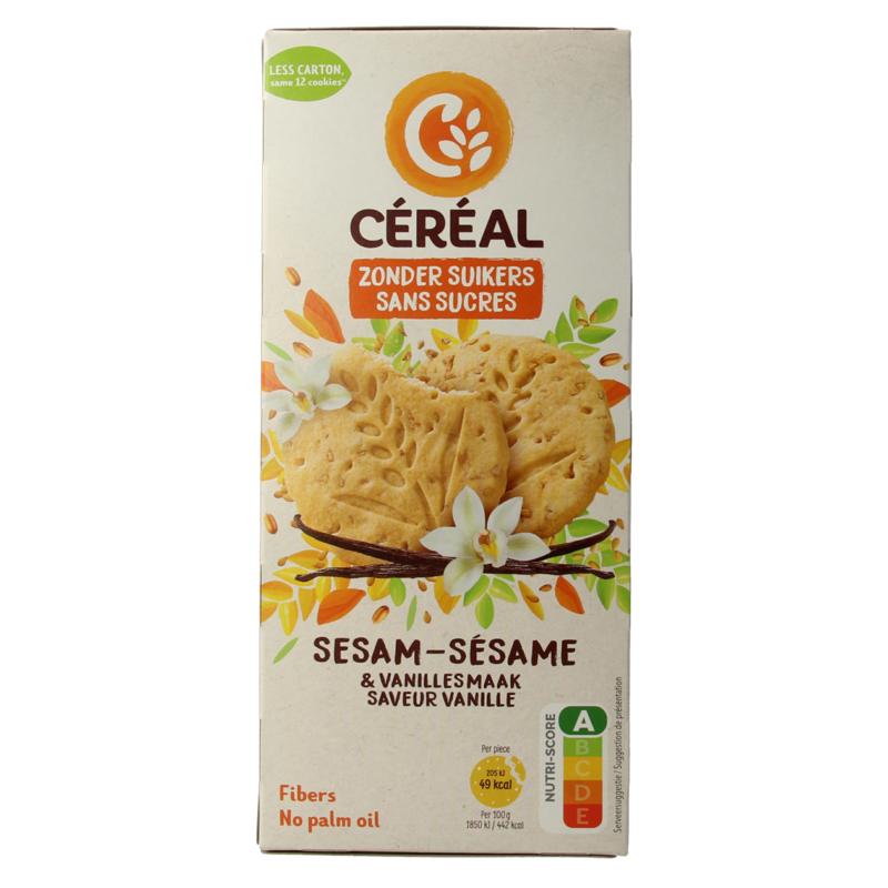 Cereal Sesam Vanille Koek