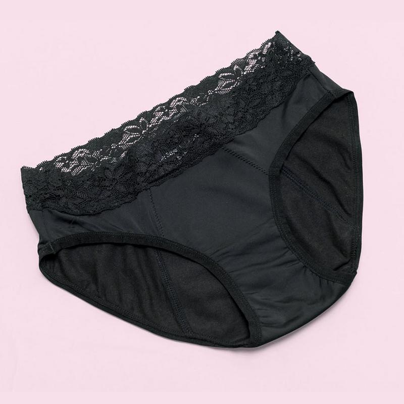 Cheeky Wipes Menstruatie Ondergoed Feeling Pretty Zw Maat 44-46