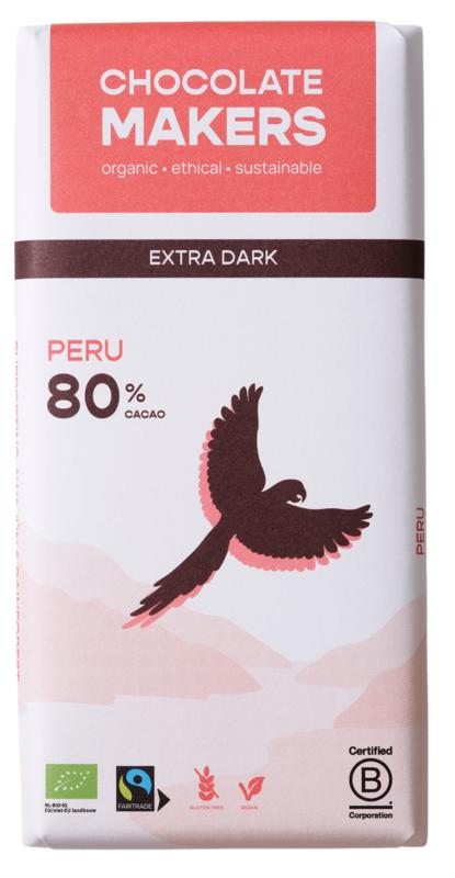 Chocolatemakers Awajun 80% Puur Fairtrade Bio