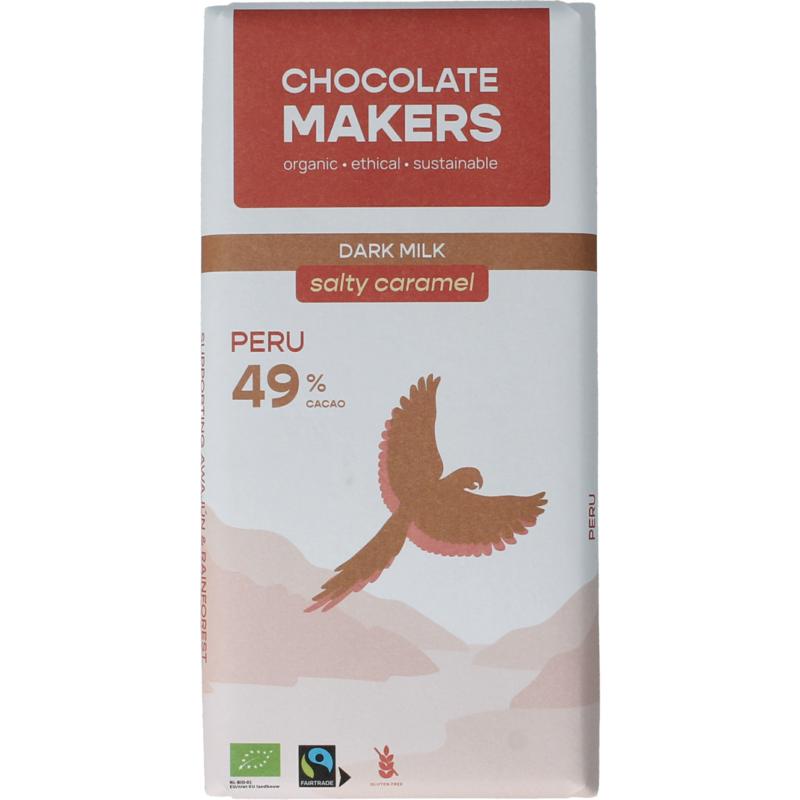 Chocolatemakers Fairtrade Salty Caramel 49% Bio