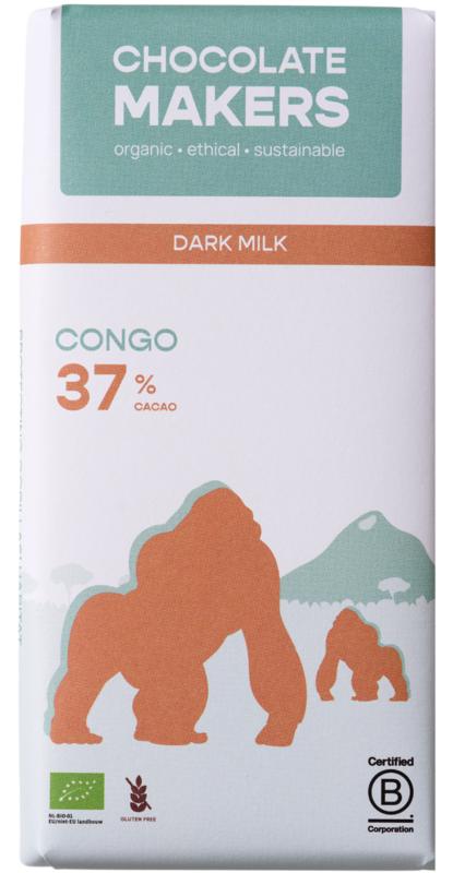 Chocolatemakers Gorilla Melk 37% Bio